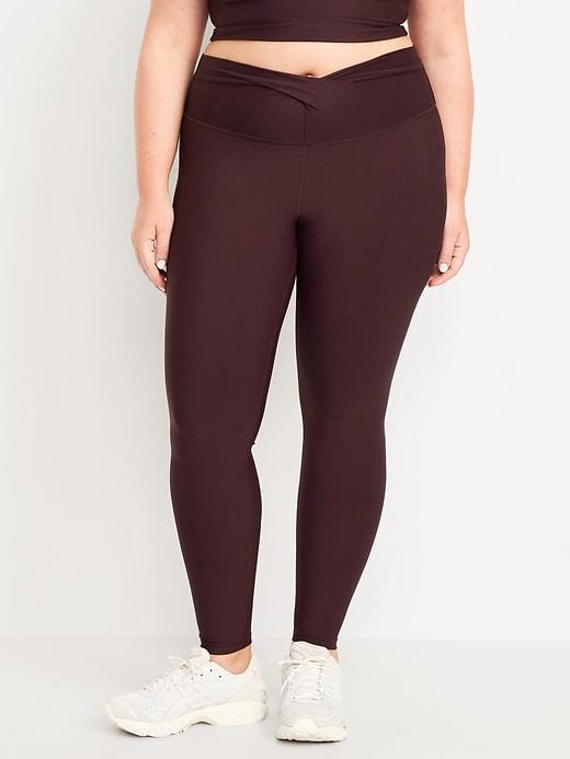 Extra High-Waisted PowerSoft Twist-Front Leggings Product Image