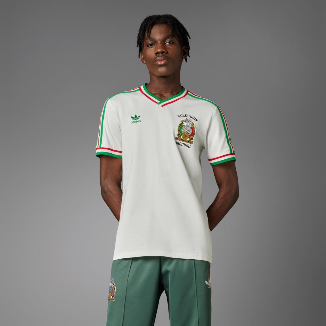 adidas Mexico 1985 Away Jersey Cloud White L Mens Product Image