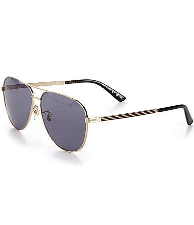 Gucci Mens GG1233S 63MM Aviator Sunglasses Product Image