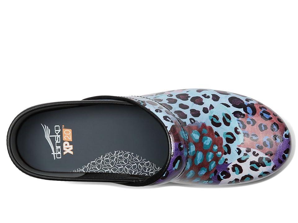 Dansko Professional Xp 2.0 Leopard Patent) Flat Shoes Product Image