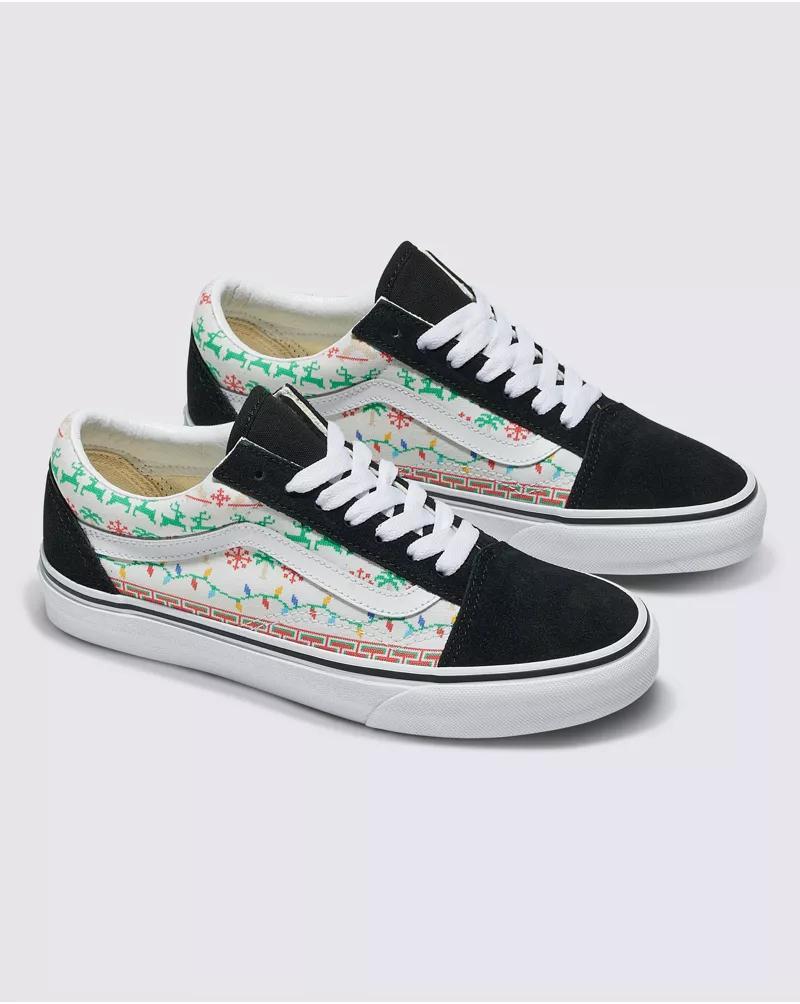 Customs White Fair Isle Old Skool Product Image