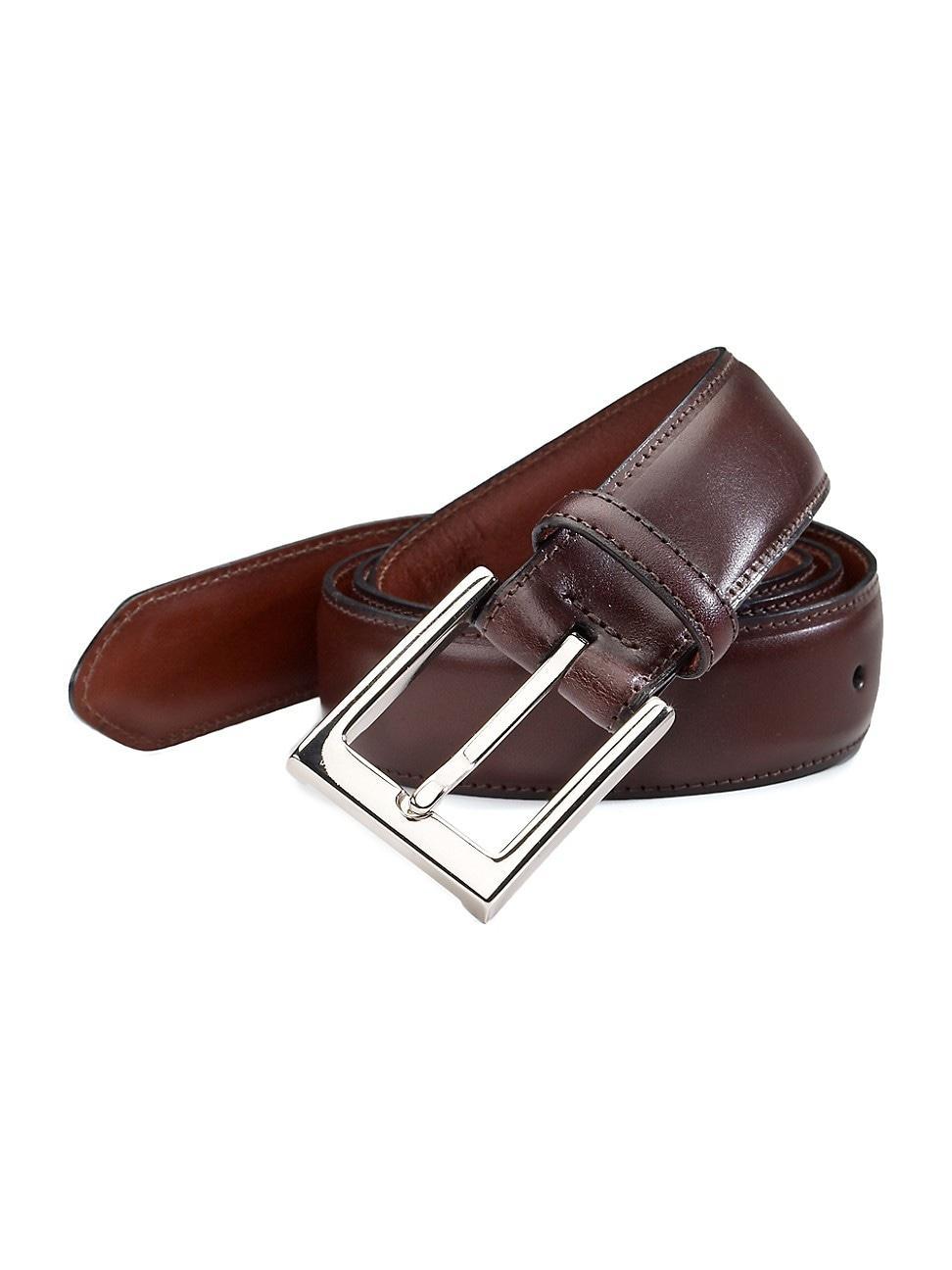 Mens COLLECTION Leather Belt Product Image