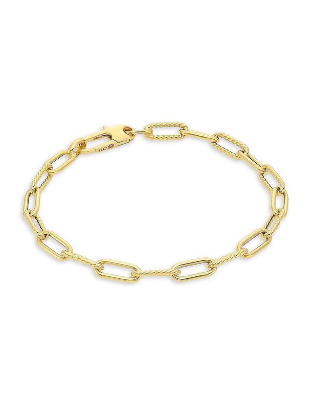 Roberto Coin Thin Paper Clip Chain Bracelet Product Image