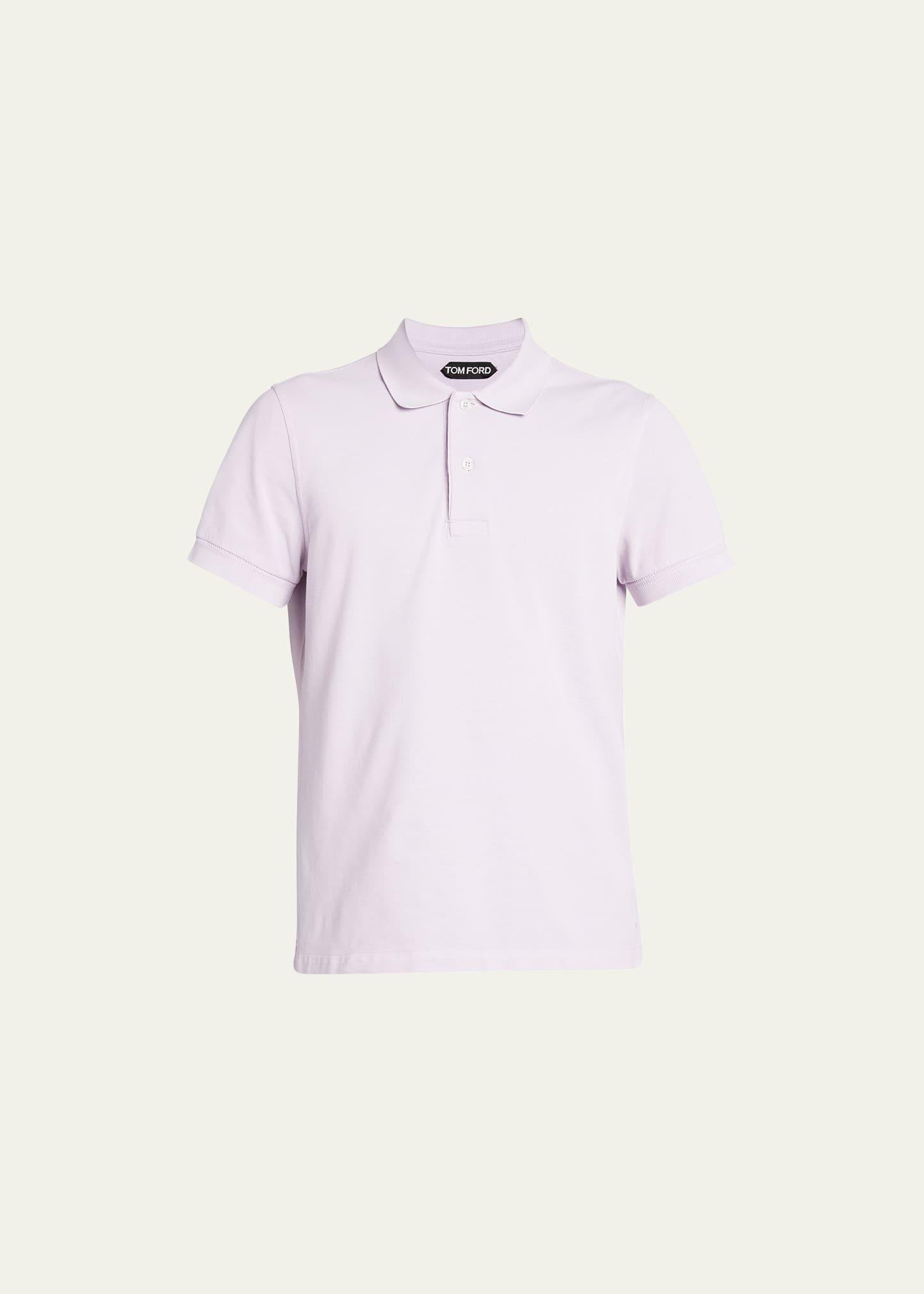 TOM FORD Short Sleeve Cotton Piqu Polo Product Image