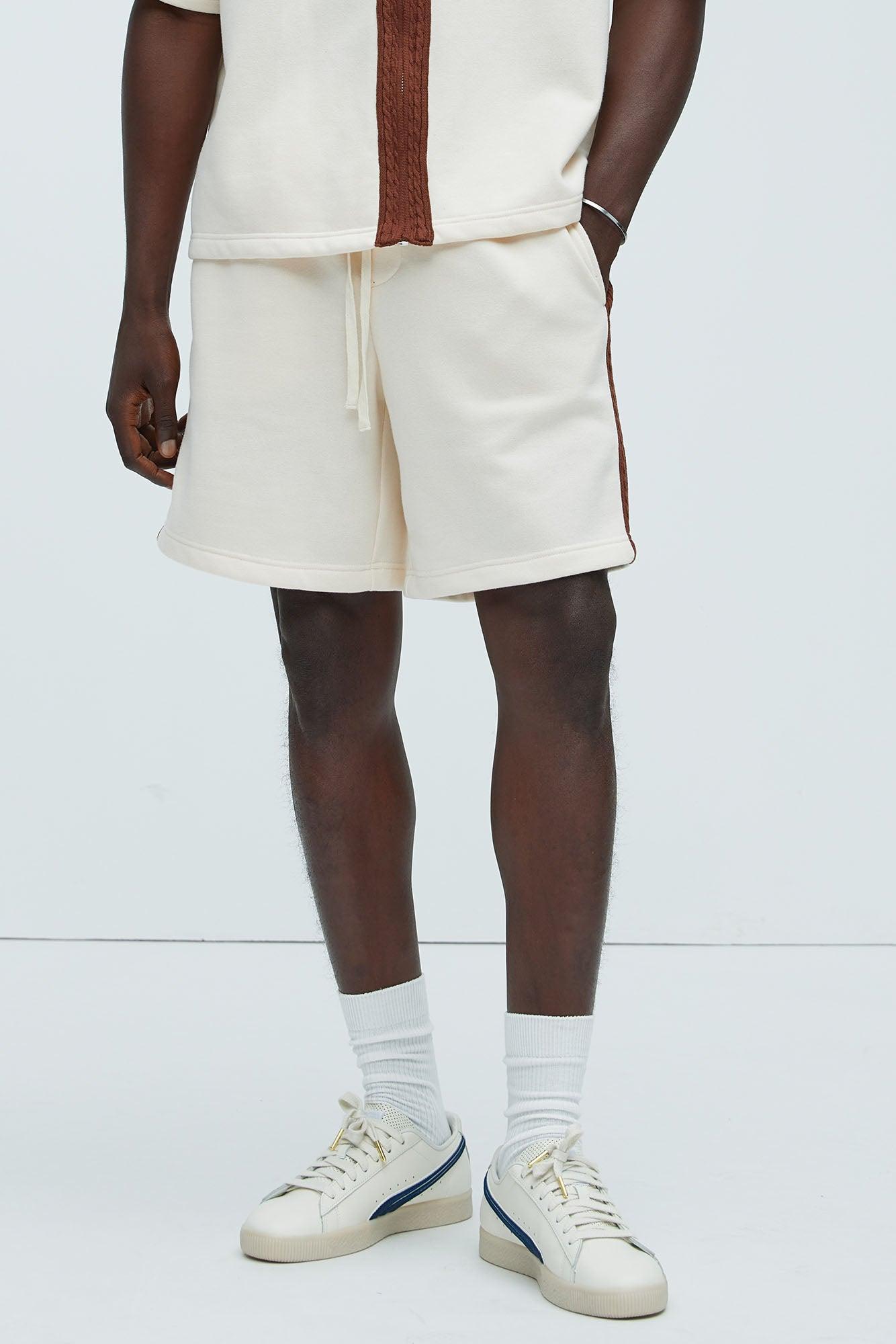 Luka Relaxed Shorts - Cream/combo Product Image