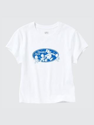 Womens Disney Collection Ut (Mini Short-Sleeve Graphic T-Shirt) White 2XS UNIQLO US Product Image