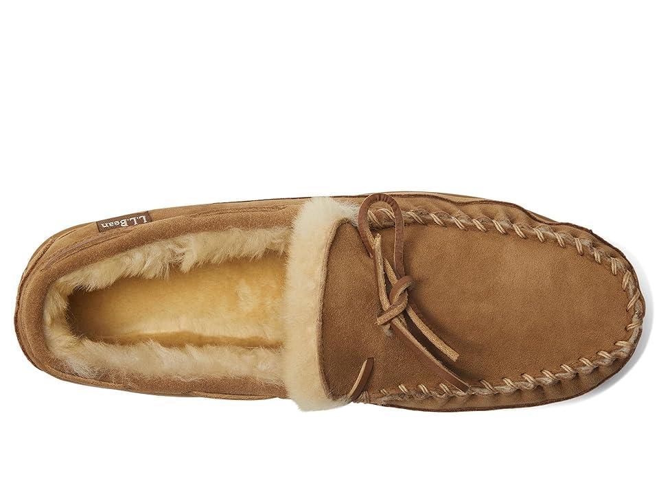 L.L.Bean Men's Wicked Good Moccasin II Slipper Black Spruce / Chocolate Product Image