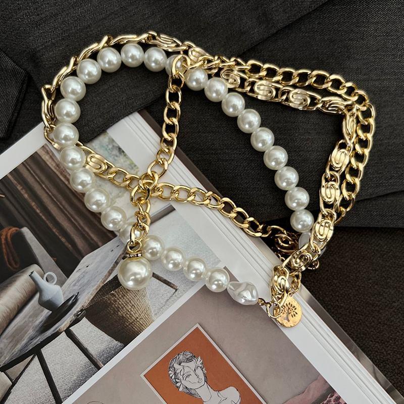 Faux Pearl Waist Chain Product Image