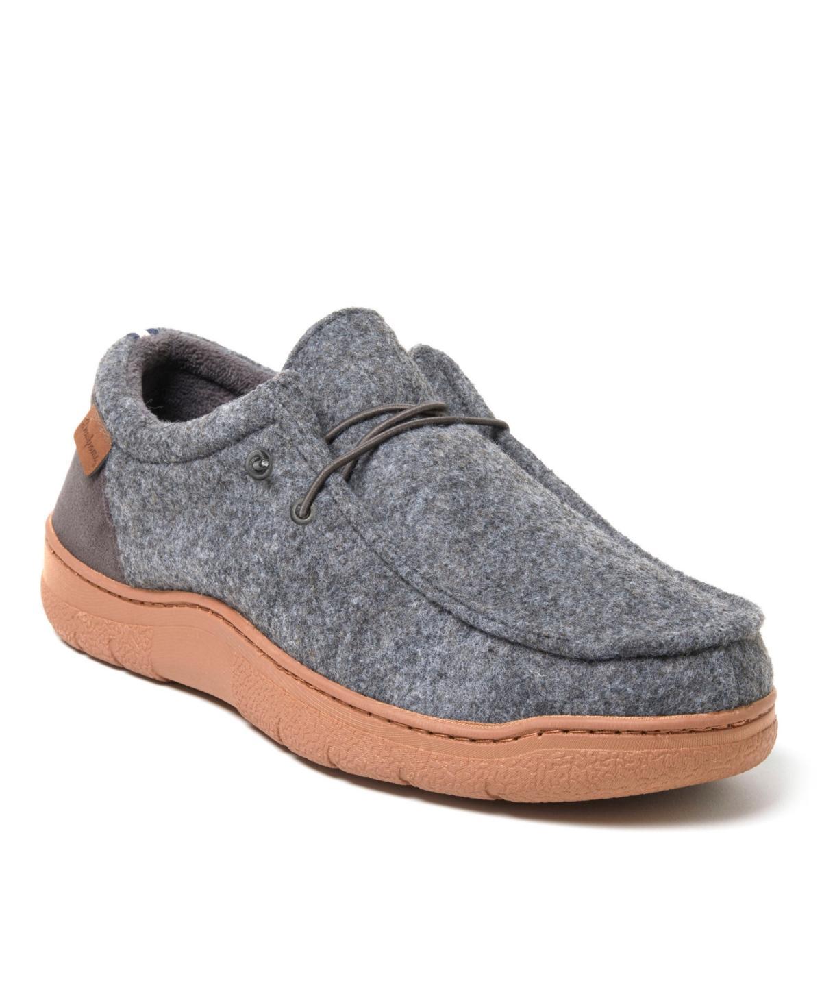 Dearfoams Bennett Mens Chukka Slippers Grey Product Image