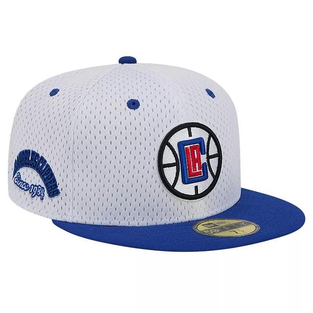 Mens New Era /Royal LA Clippers Throwback 2Tone 59FIFTY Fitted Hat Product Image