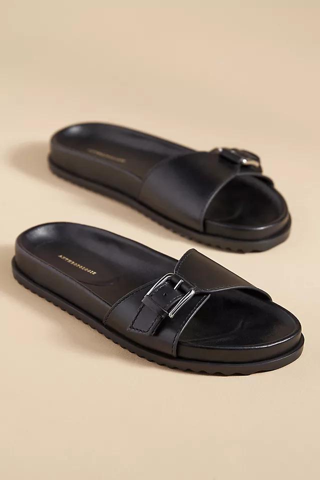 By Anthropologie Buckle Slide Sandals Product Image