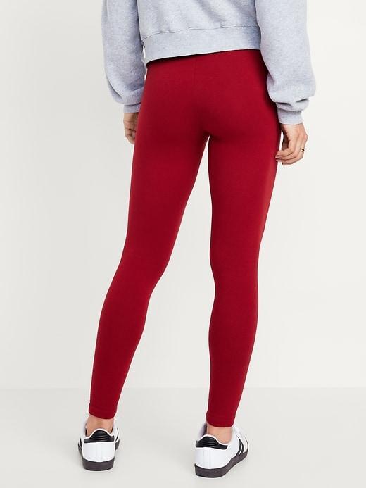 High-Waisted Fleece-Lined Leggings Product Image