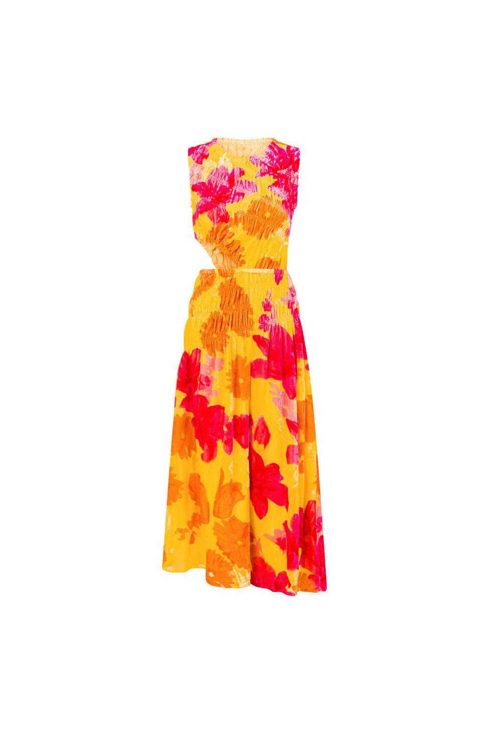 Mariella Midi Dress - Floreale Sunny Product Image