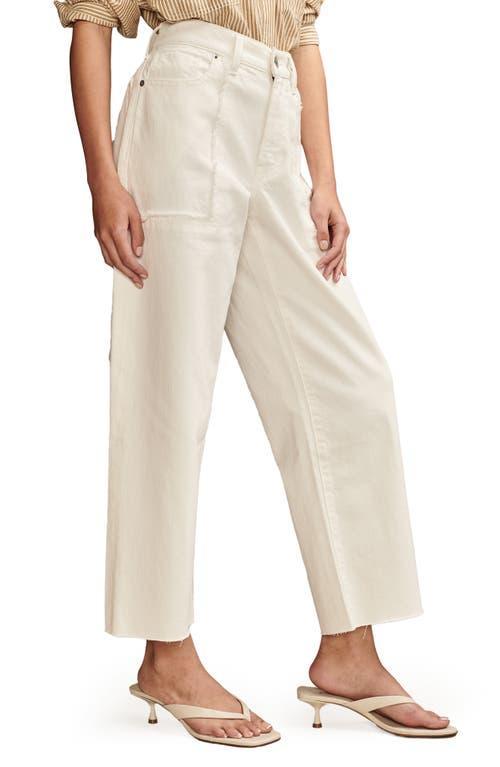 Lucky Brand Lucky Legend Patch Pocket High Rise Wide Leg - Womens Pants Denim Wide Leg Jeans Product Image