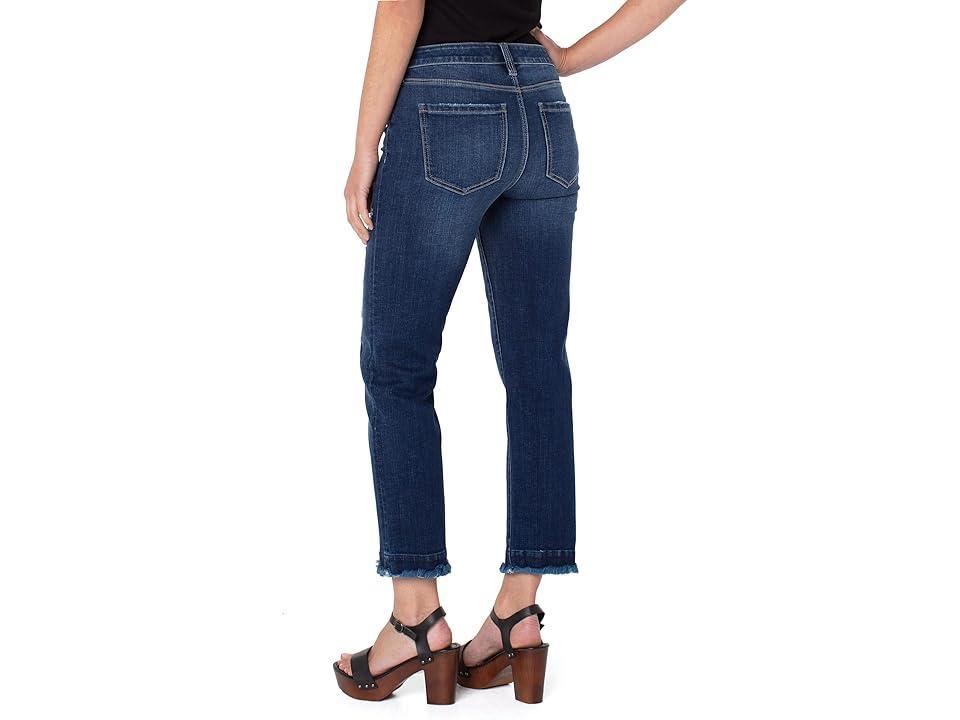 Liverpool Kennedy Crop Straight in Haight (Haight) Women's Jeans Product Image