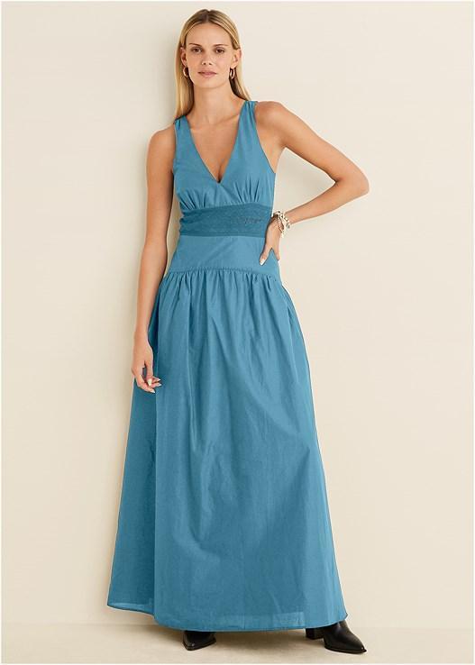 V-Neck Maxi Dress Product Image