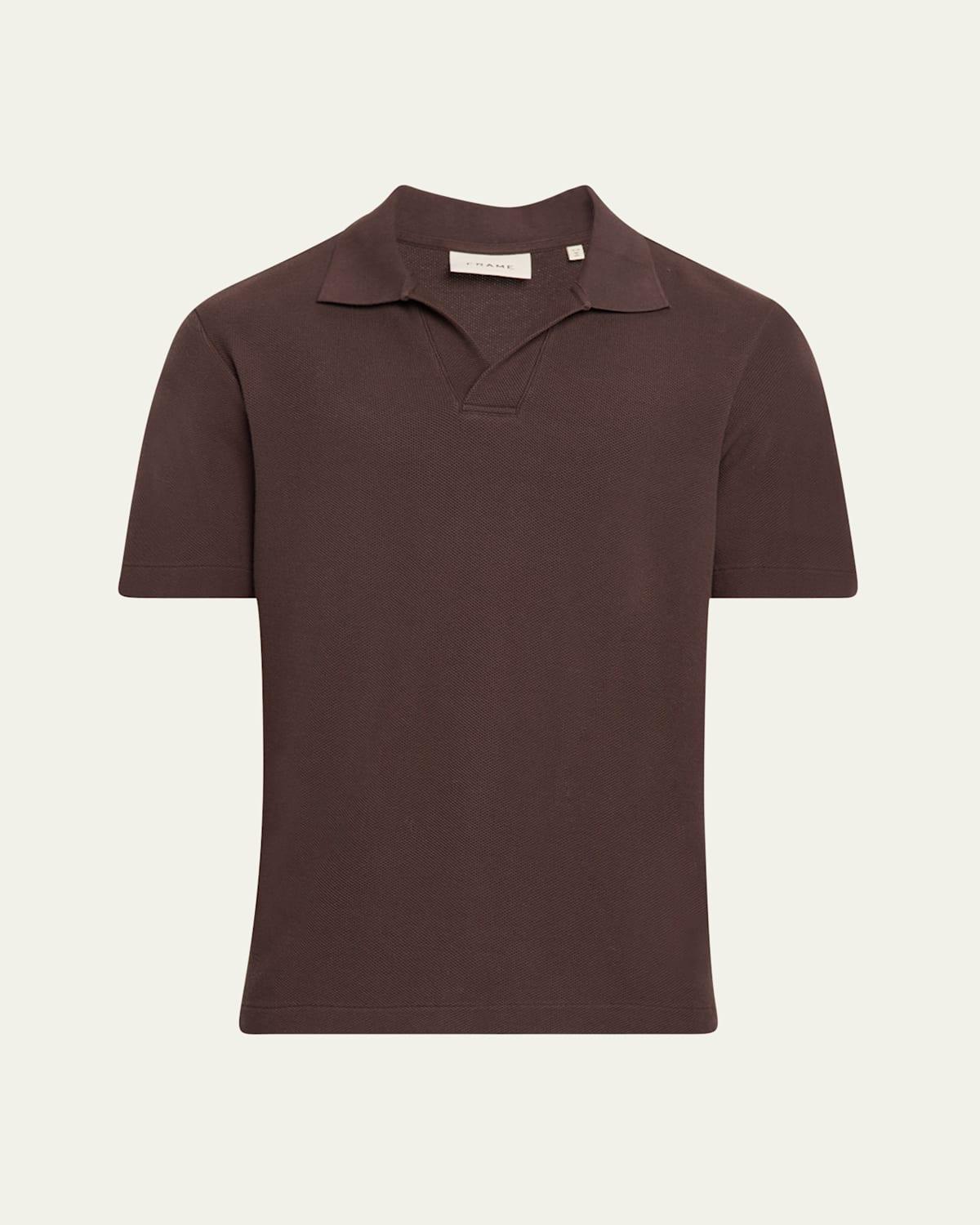 Mens Jacquard Polo Shirt Product Image