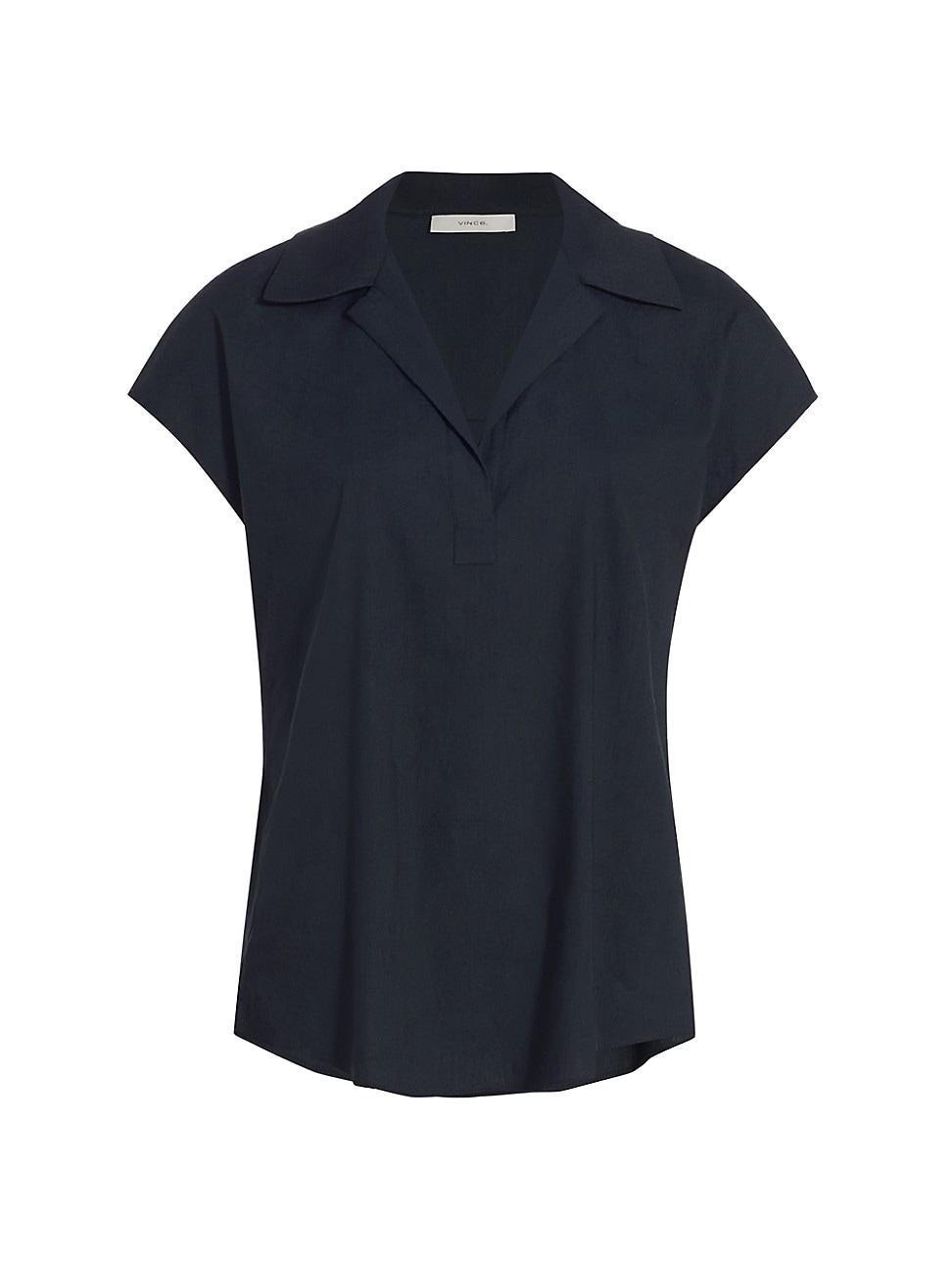 Vince Linen Blend Popover Top Product Image