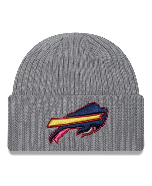 Mens New Era  Gray Buffalo Bills Color Pack Multi Cuffed Knit Hat Product Image