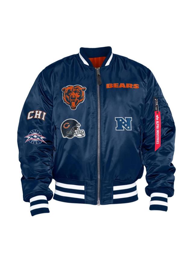 CHICAGO BEARS X ALPHA X NEW ERA MA-1 BOMBER JACKET Unisex Product Image