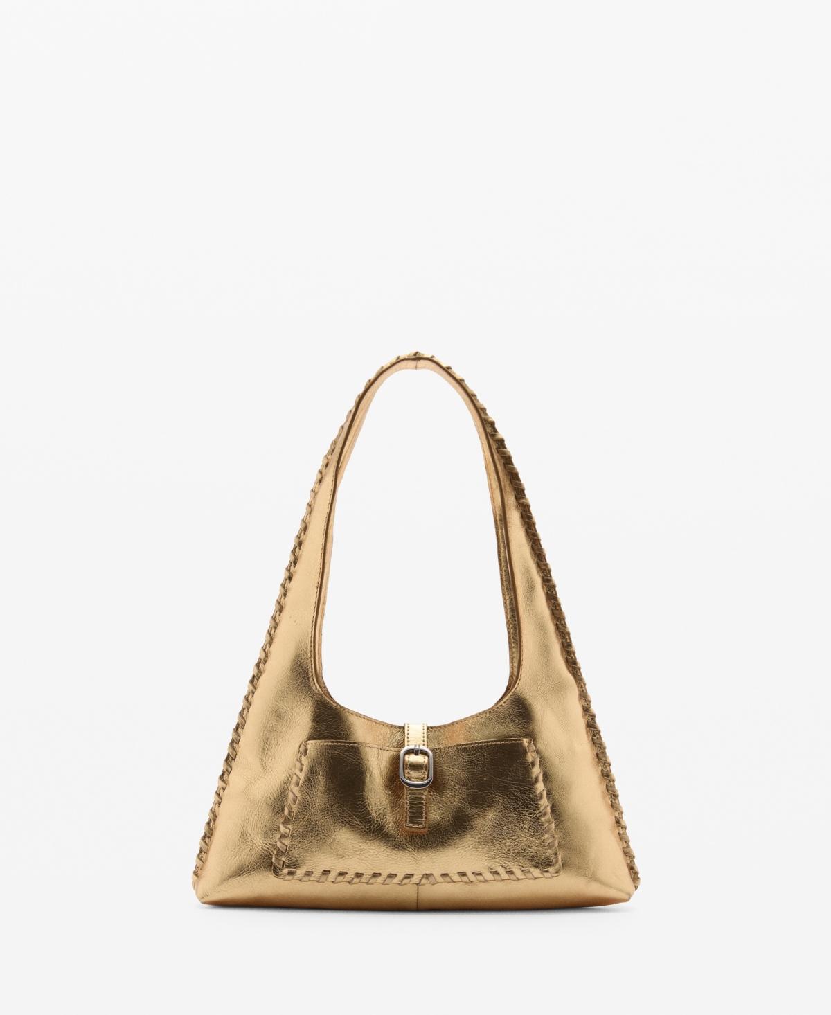 MANGO - Leather metallic bag - One size - Women Product Image