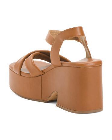 Leather Weston Platform Sandals for Women Product Image