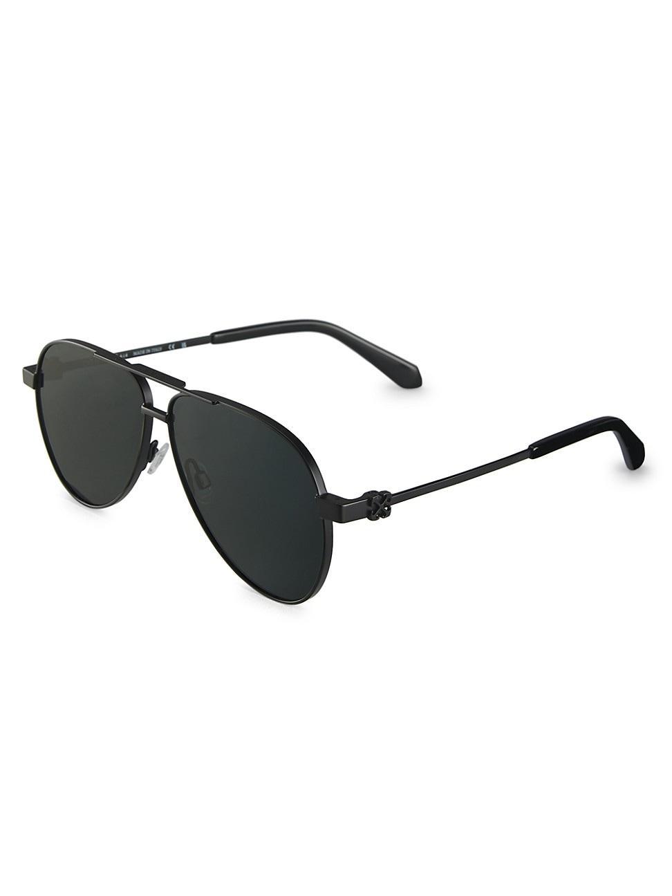 Mens Ruston 57MM Aviator Sunglasses Product Image