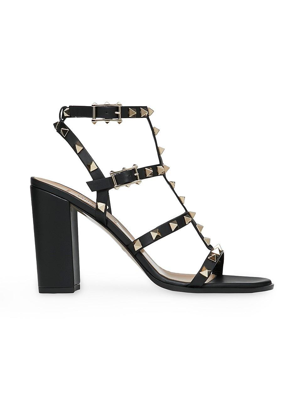 Womens Rockstud Ankle Strap Sandals Product Image