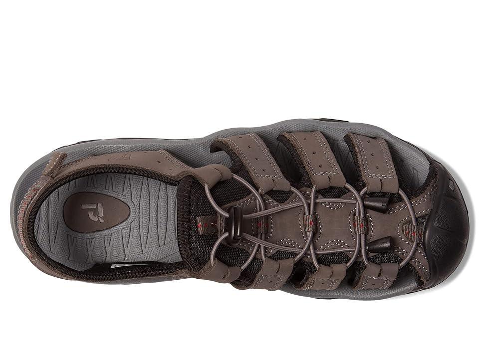 Propet Kona Mens Fisherman Sandals Grey Product Image