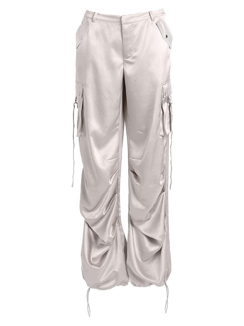 Ser.o.ya Lai Satin Cargo Pants Product Image