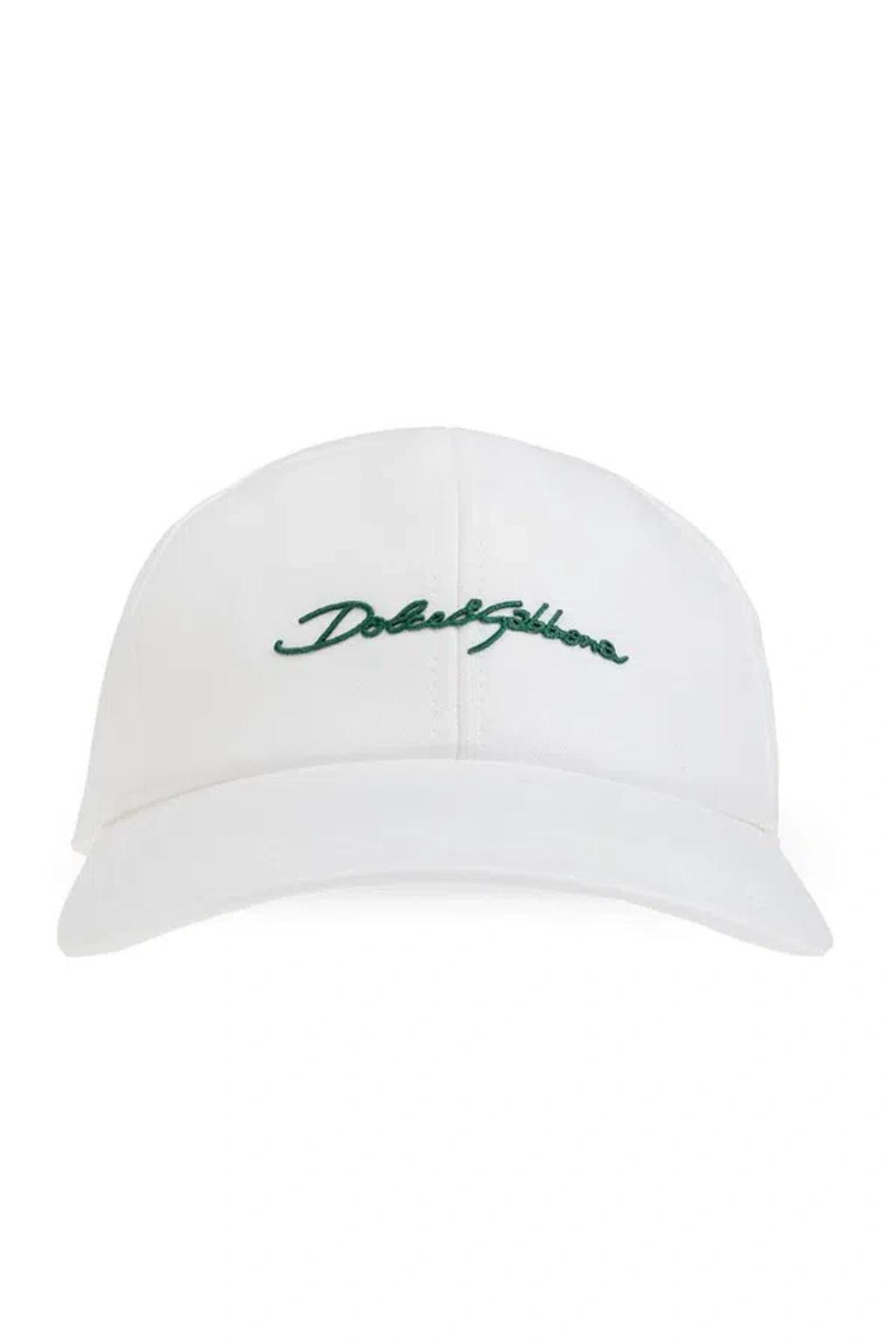 Logo Embroidered Baseball Cap In White Product Image