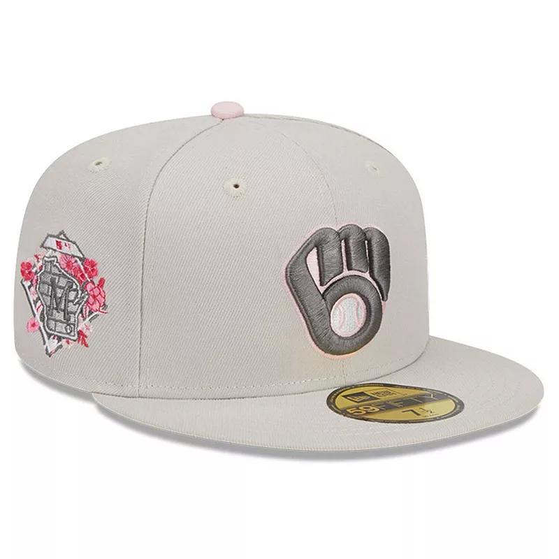 Mens New Era Khaki Milwaukee Brewers 2023 Mothers Day On-Field 59FIFTY Fitted Hat Product Image