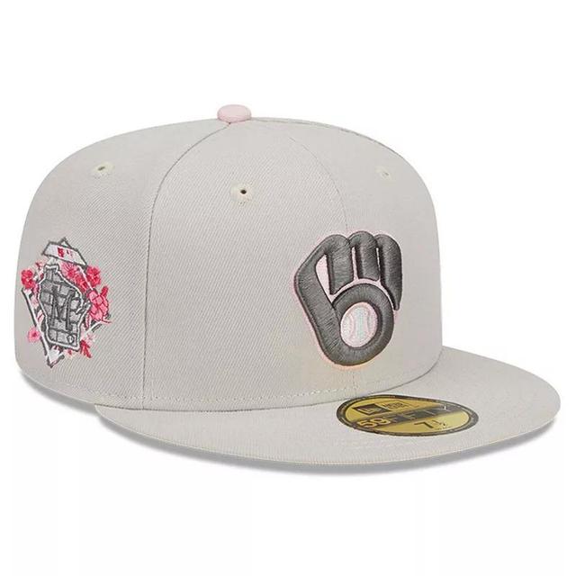 Men's New Era  Khaki Milwaukee Brewers 2023 Mother's Day On-Field 59FIFTY Fitted Hat Product Image