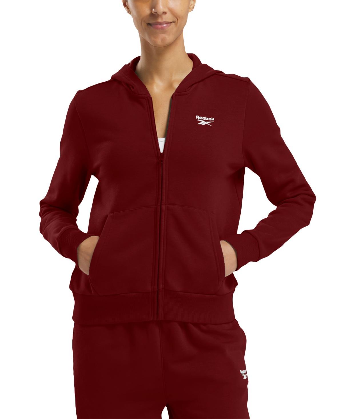 Reebok Womens Fleece Full-Zip Hoodie Product Image