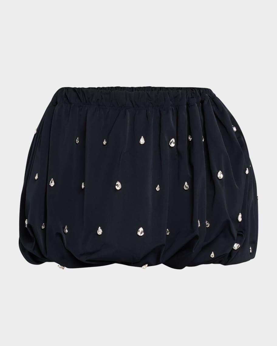 Holly Embellished Bubble Mini Skirt Product Image