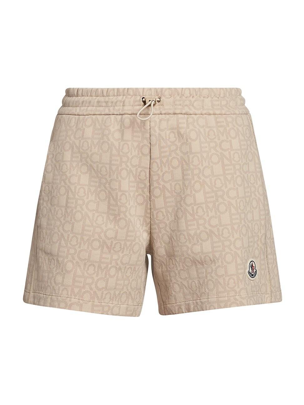 Womens Cotton-Blend Logo Shorts Product Image