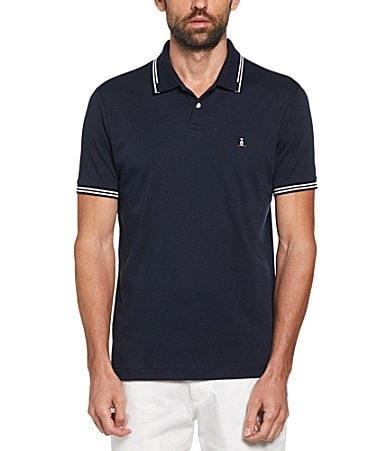 Original Penguin Interlock Tipped Short Sleeve Polo Shirt Product Image