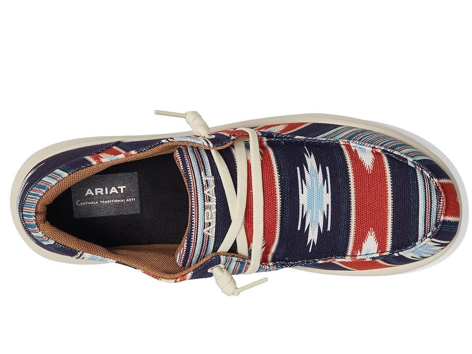 Ariat Women's Hilo Chimayo Casual Shoes in Cristo Navy, Size: 6.5 B / Medium by Ariat Product Image