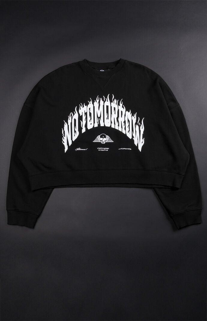 Civil Men's x No Tomorrow Odin Oversized Cropped Crew Neck Sweatshirt Product Image