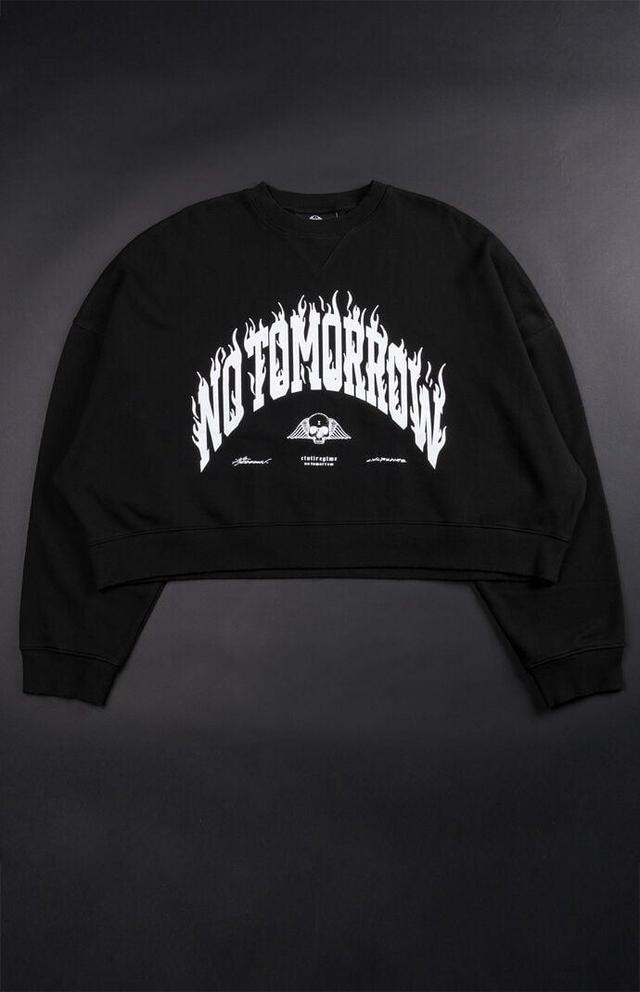 Civil Men's x No Tomorrow Odin Oversized Cropped Crew Neck Sweatshirt Product Image