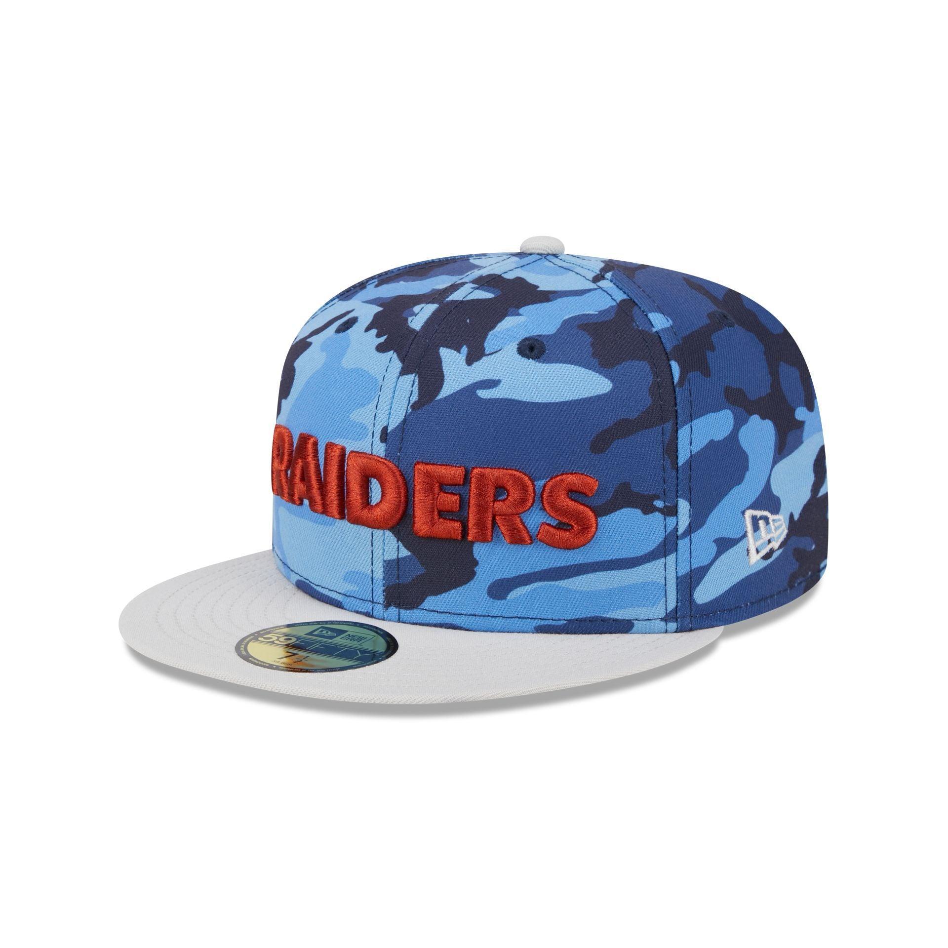 Las Vegas Raiders Blue Camo 59FIFTY Fitted Hat Male Product Image