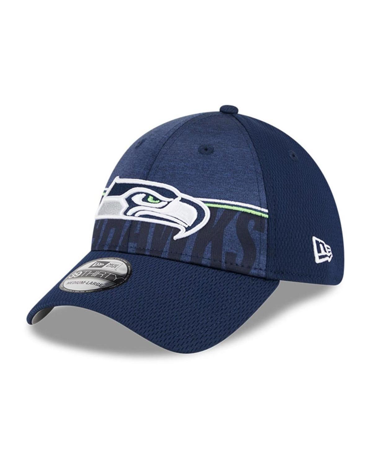 Mens New Era Navy Seattle Seahawks 2023 Nfl Training Camp 39THIRTY Flex Fit Hat Product Image