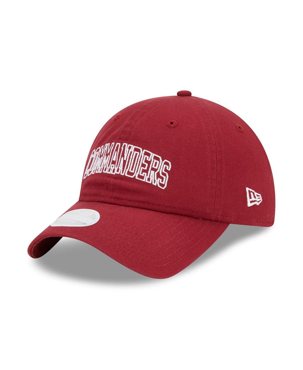 Womens New Era Burgundy Washington Commanders Collegiate 9TWENTY Adjustable Hat Product Image