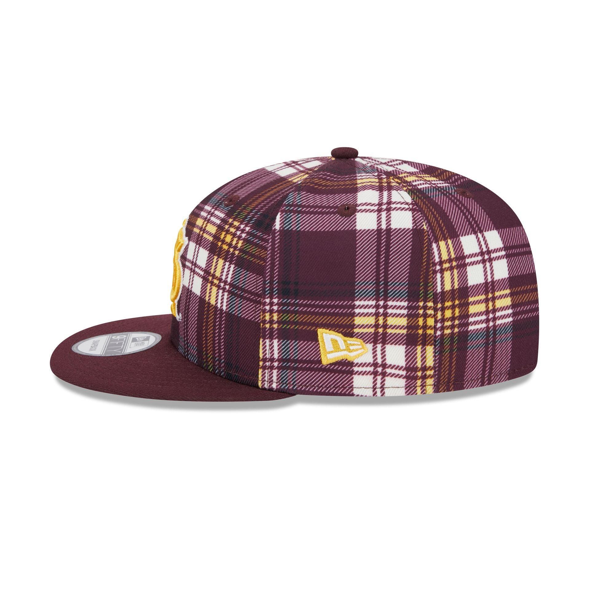 Arizona State Sun Devils Plaid 9FIFTY Snapback Hat Male Product Image