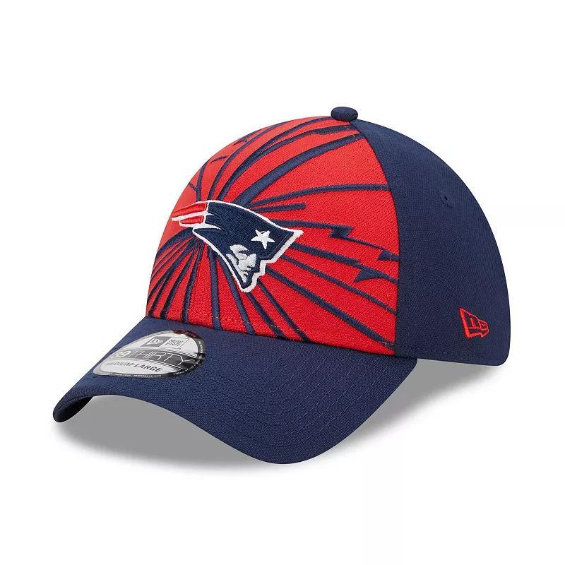 Mens New Era Red New England Patriots Shattered 39THIRTY Flex Hat - Red Product Image