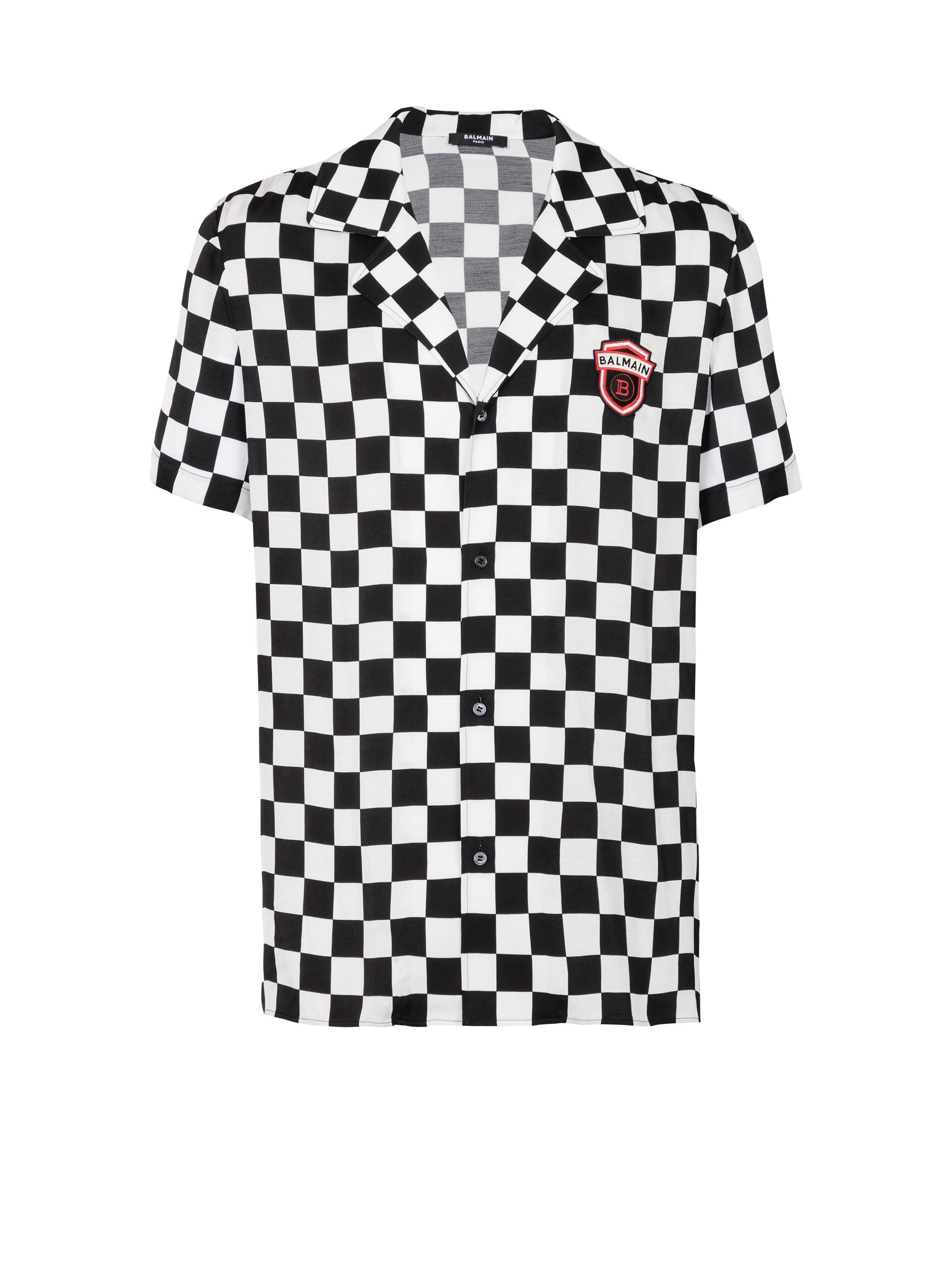 Satin Balmain Racing pyjama shirt Product Image