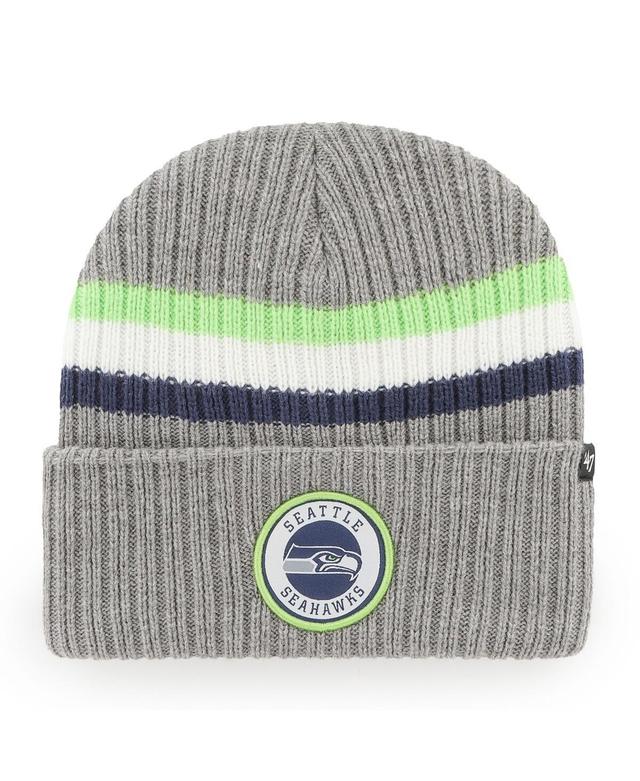 Mens 47 Brand Gray Seattle Seahawks Highline Cuffed Knit Hat Product Image