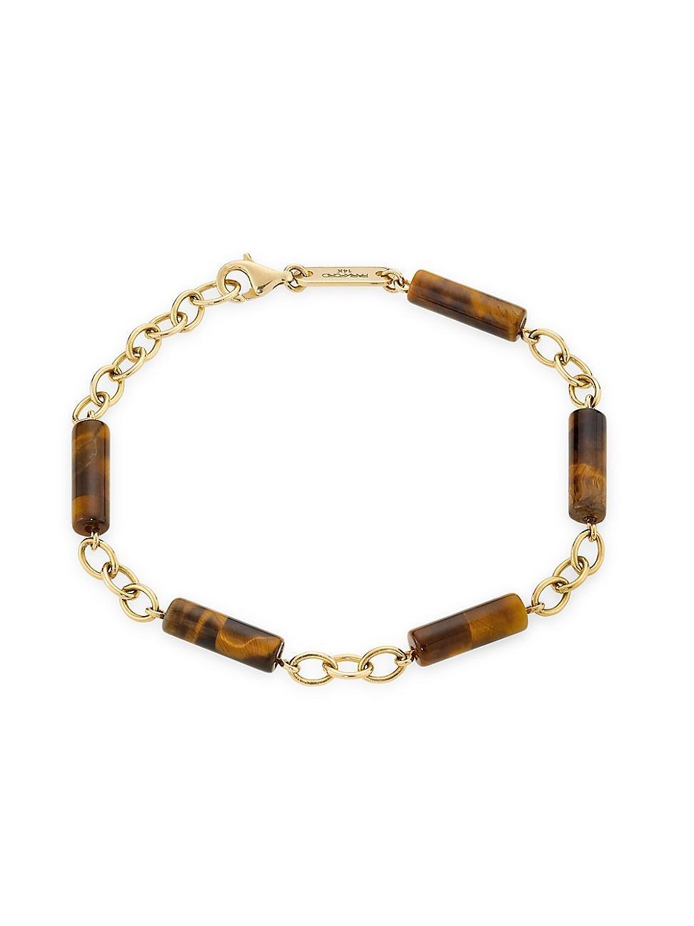 Womens Palace 14K Yellow Gold & Gemstone Chain Bracelet Product Image