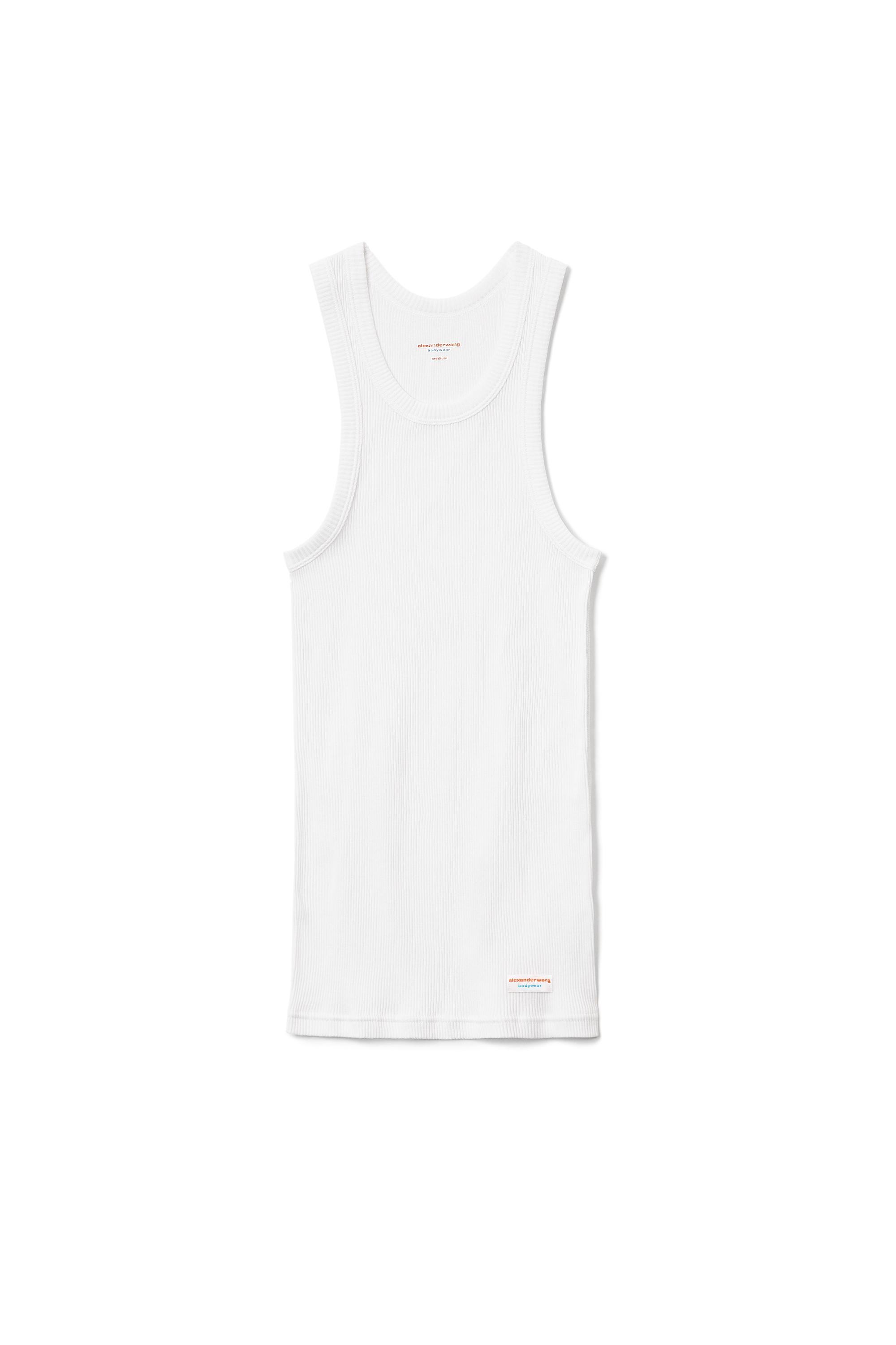 Men's Tank In Ribbed Cotton Jersey Product Image