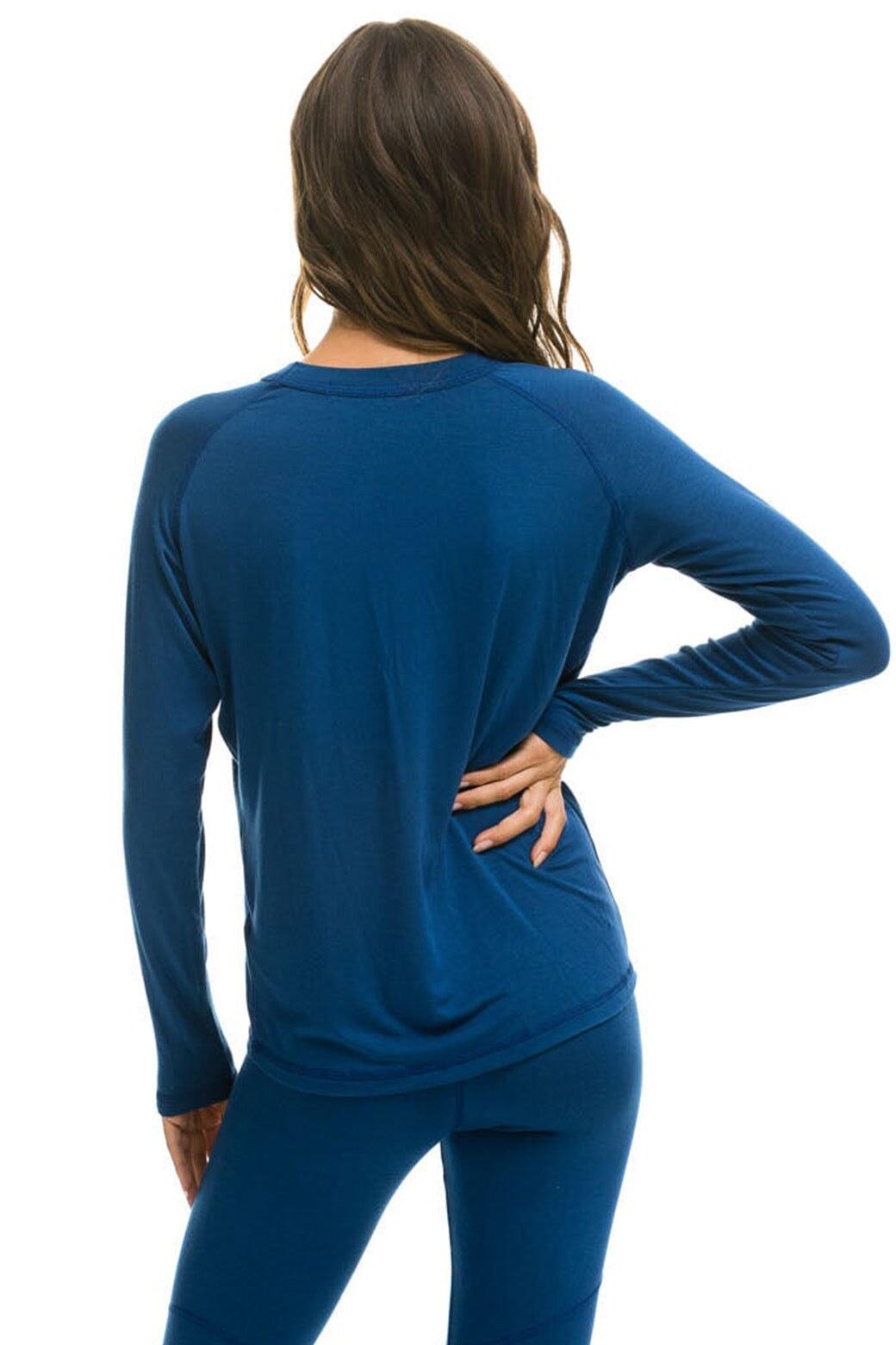 MICRO MODAL BASE LAYER TOP - ROYAL Female Product Image